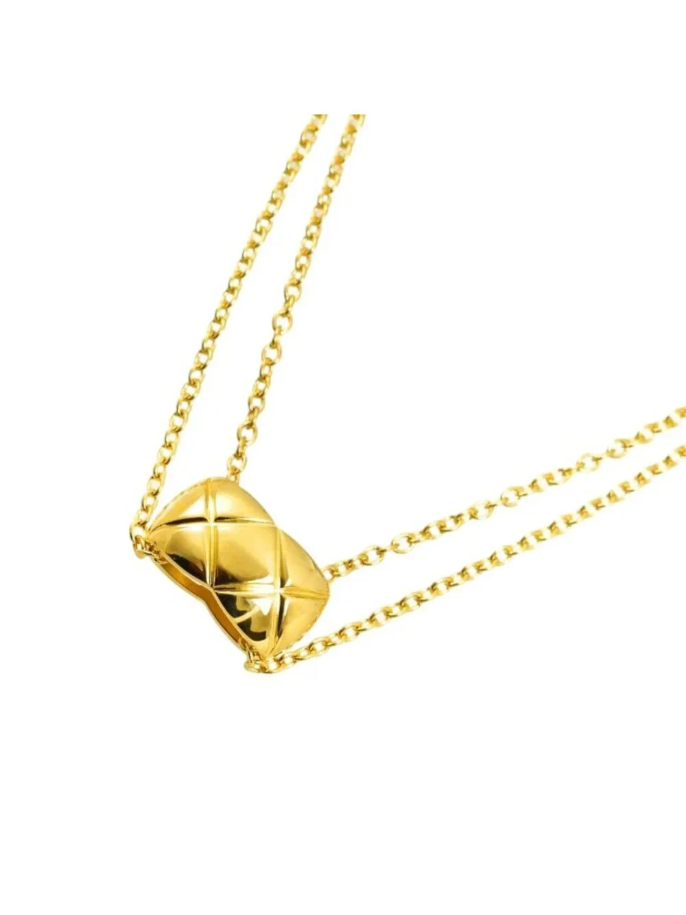 Chanel Coco Crush Necklace 40 18k YG Yellow Gold 750 Certificate